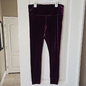 Athleta Velvet Leggings L